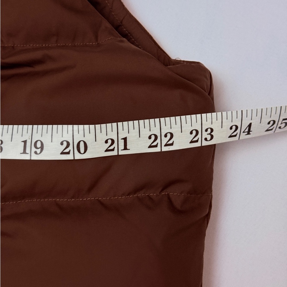 Eddie Bauer Chocolate Brown Puffer Vest - Picture 8 of 9